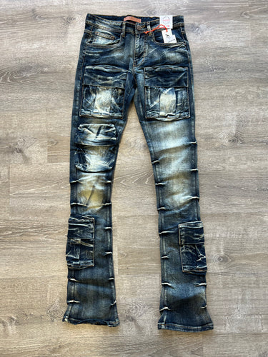 Arketype -  Denim Stacked Cargo P444 Vintage
