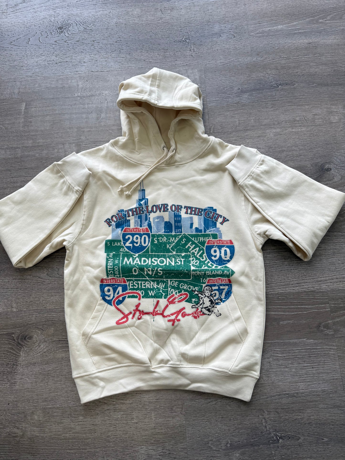 StyleGods City Hooded SweatShirt - Multi