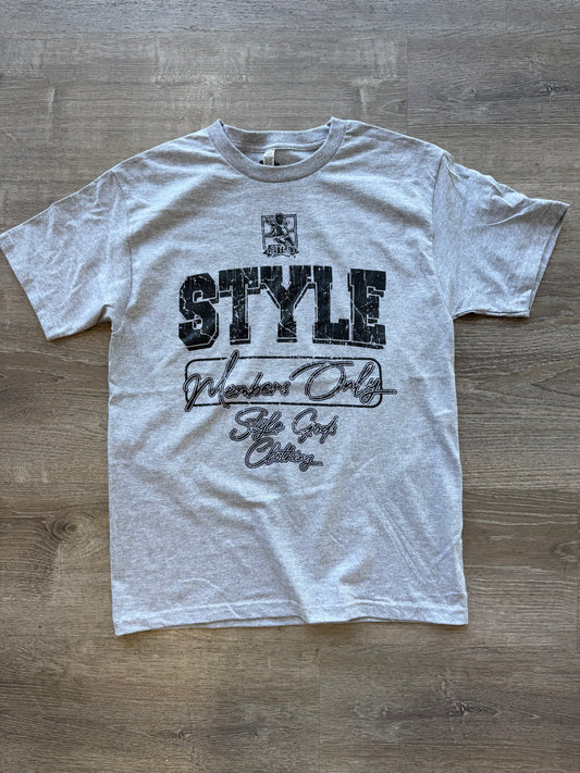 StyleGods Members Only- Grey\Black