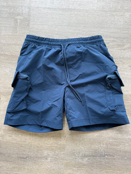 Rebel Nylon Cargo Short - Navy