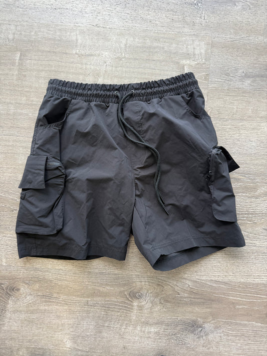 StyleGods Nylon Cargo Short - Black