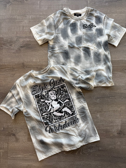 StyleGods Angel Paint T Short- White\Grey\Black