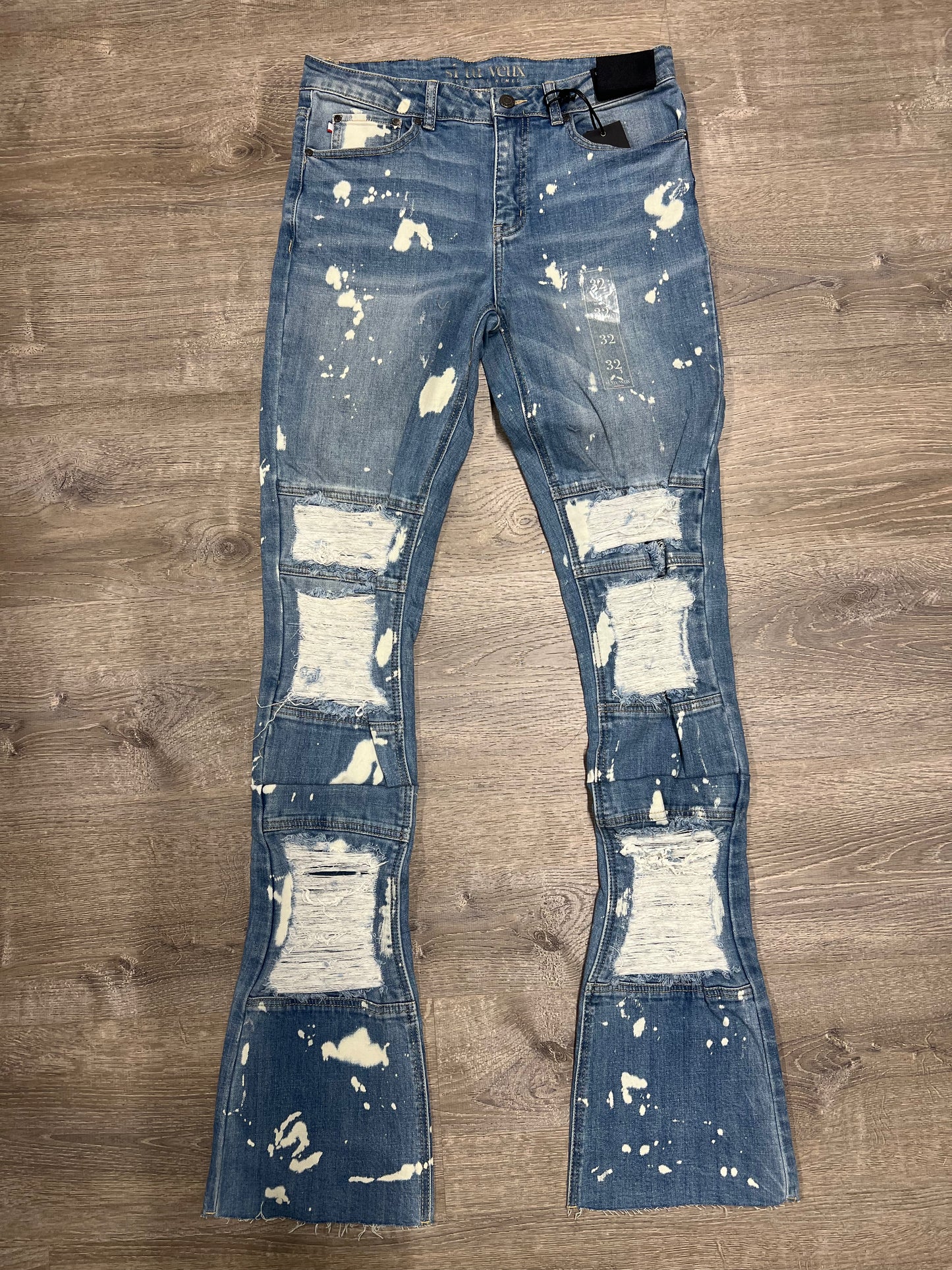 Si Tu Veux Stacked Denim TV0056 -Indigo Wash