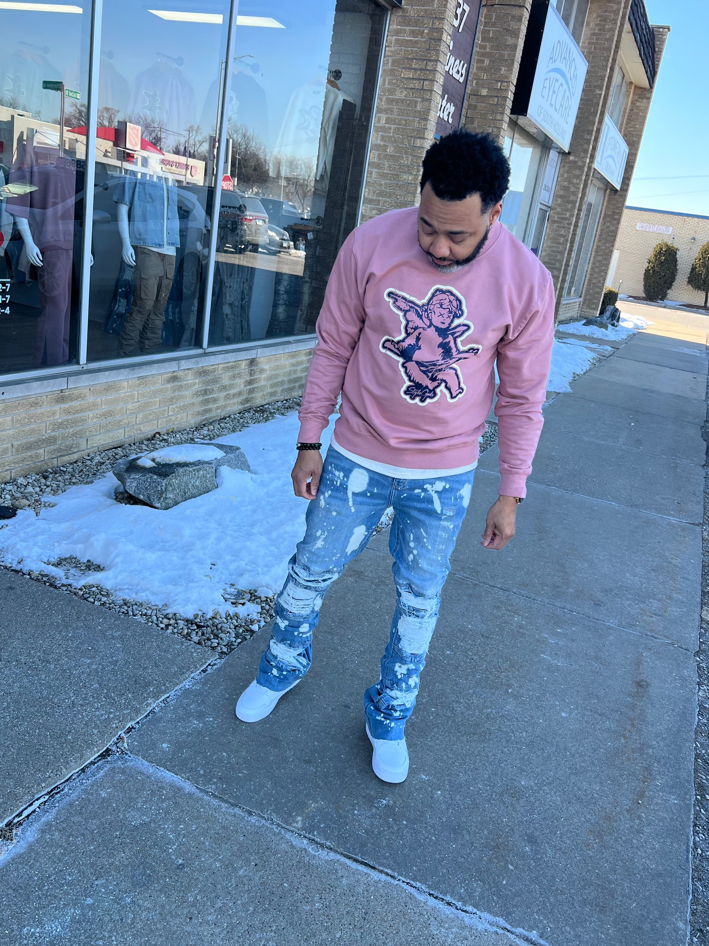 Si Tu Veux Stacked Denim TV0056 -Indigo Wash