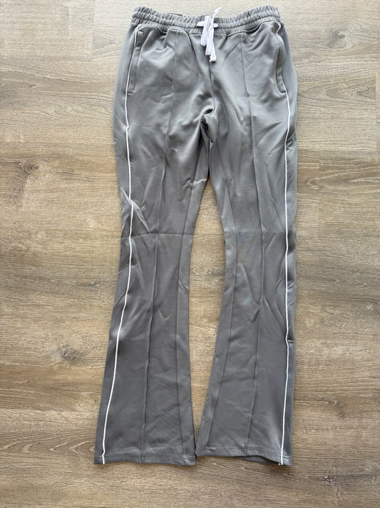 Rebel Minds STACKED Track Pants- Grey