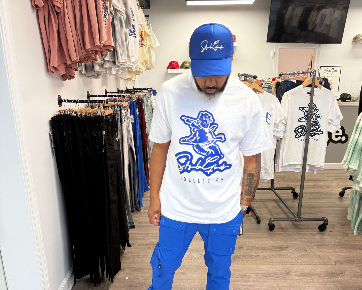 Makobi NYLON Stacked Cargo- Royal