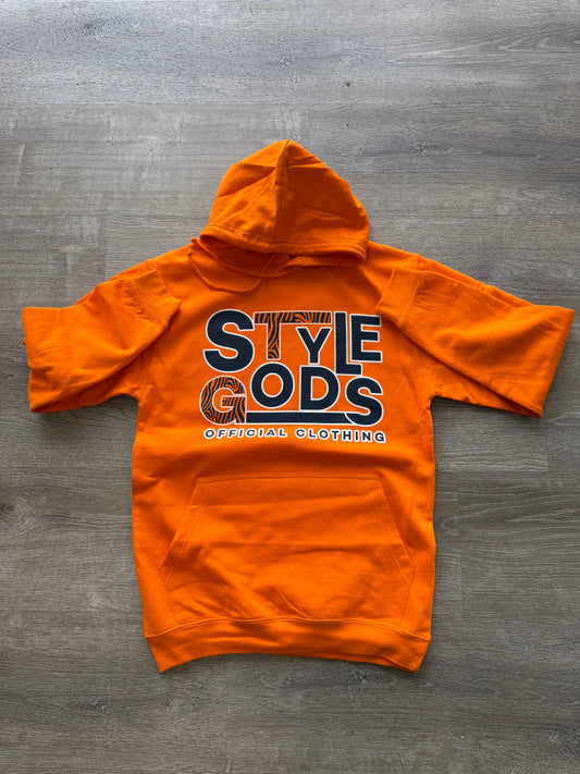 StyleGods Bears Hoodie SweatShirt -Orange