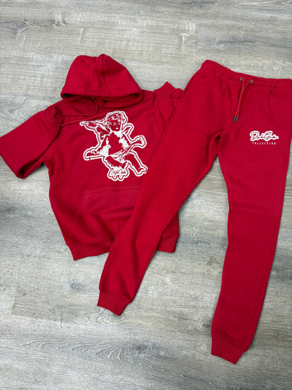 StyleGods Angel Jogging Suit - Red