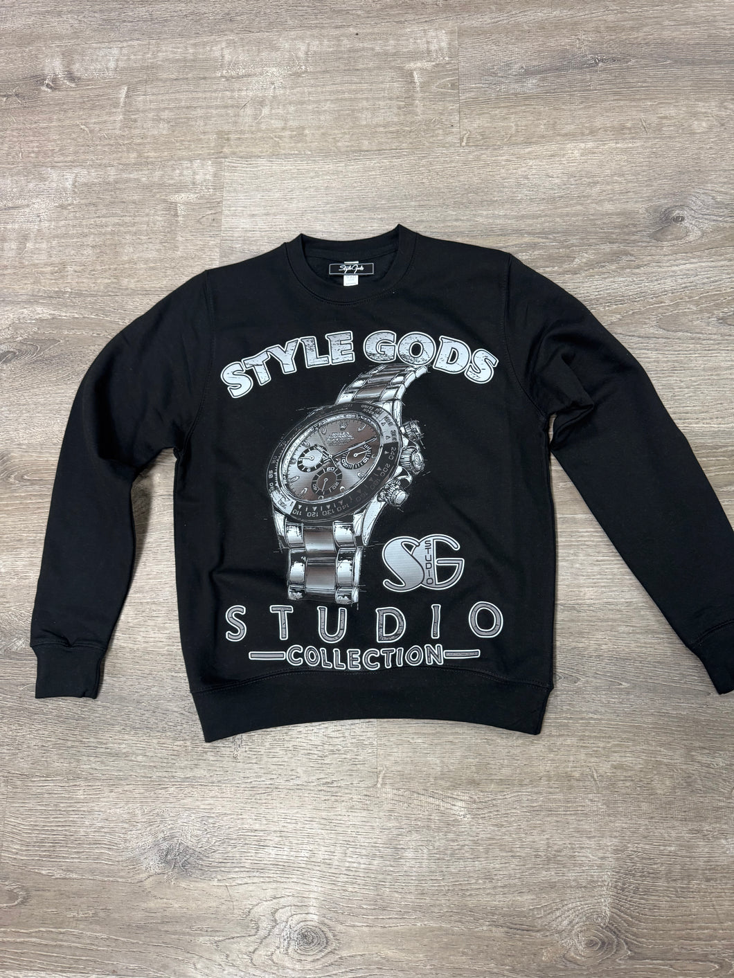 StyleGods Studio Collection Rolex Crew -Black
