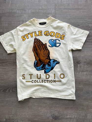 StyleGods Studio Collection Praying Hands - Cream\Royal\Gold