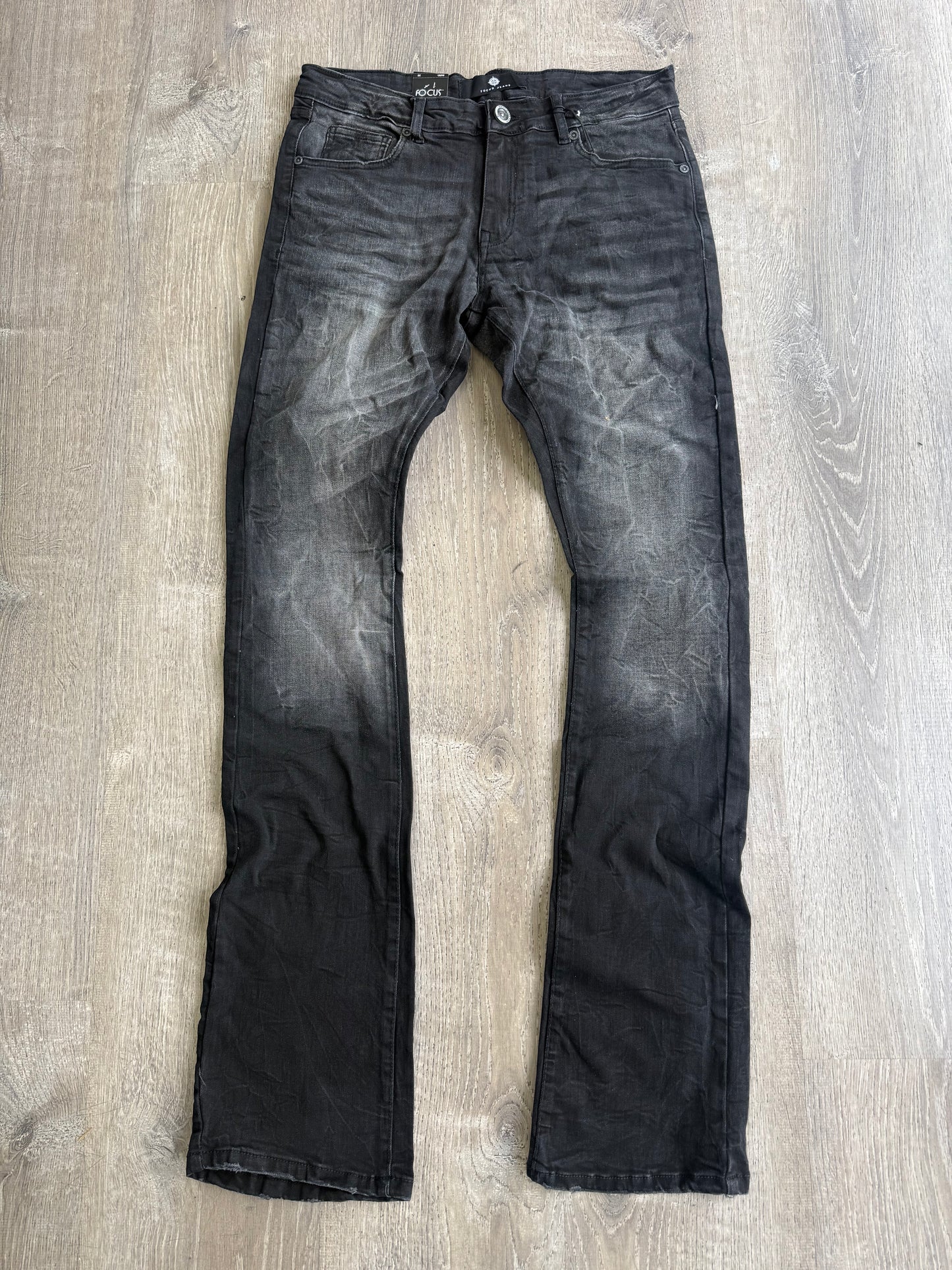 Focus 5251 Stacked Denim - Black Wash Clearance