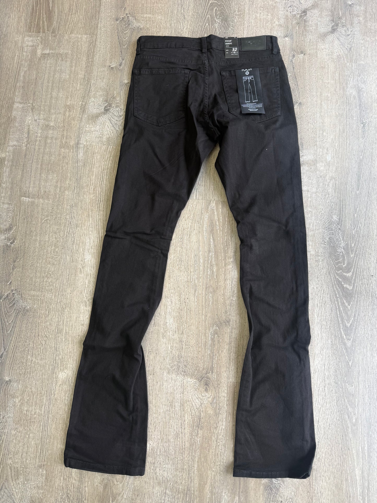Focus 5251 Stacked Denim - Black Clearance