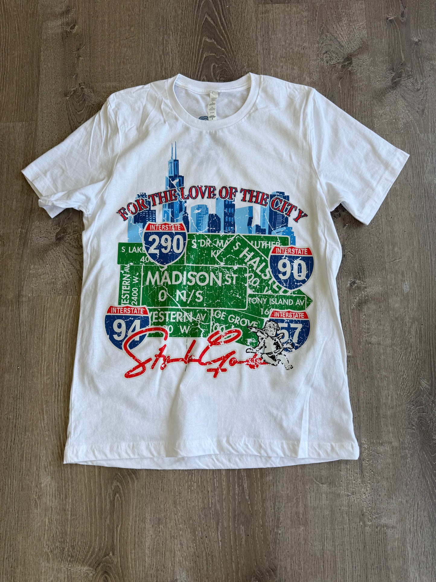 StyleGods City T Shirt - White