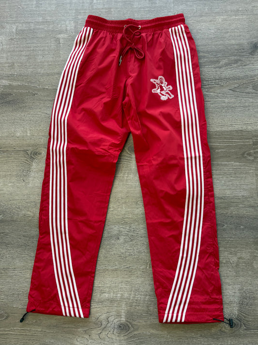 StyleGods Angel Nylon Joggers- Red