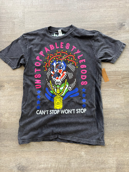 StyleGods Jesus T Shirt - Vintage Black