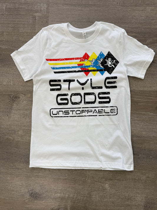 StyleGods Multi Angel T Shirt - white\multi