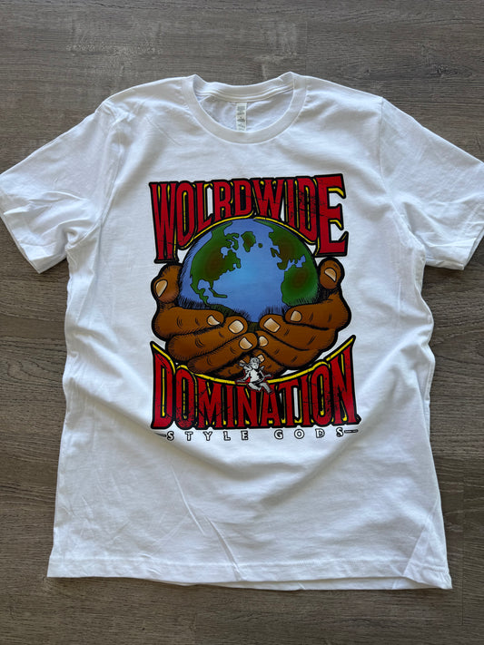 StyleGods Worldwide Shirt - white clearance