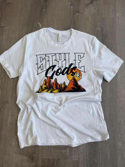 StyleGods Sun Shirt - white clearance