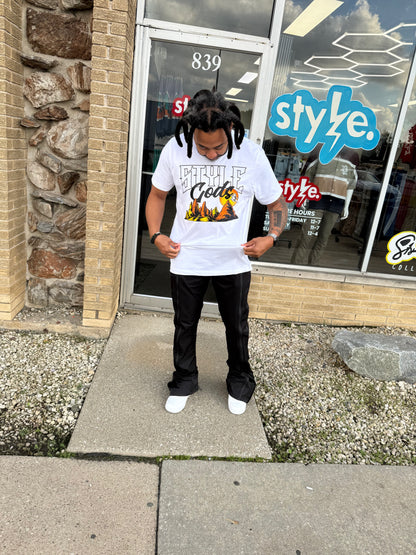 StyleGods Sun Shirt - white clearance