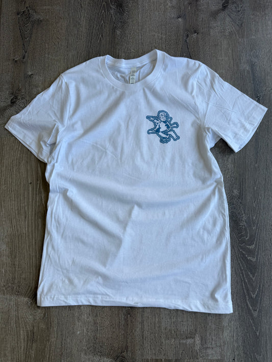 StyleGod Blue Angel Shirt - White clearance