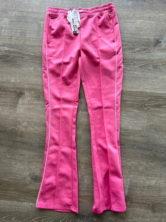 Rebel Minds STACKED Track Pants- Pink