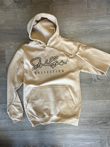 StyleGods Signature Script Hoodie Tan/Brown