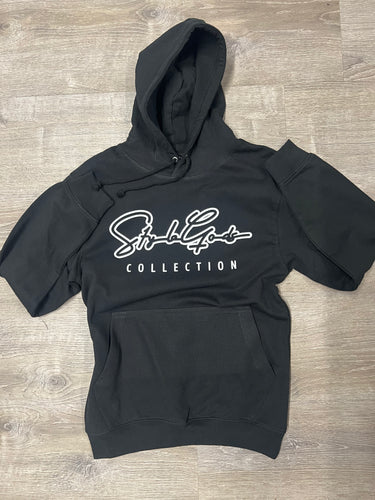 StyleGods Signature Script Hoodie Black/White