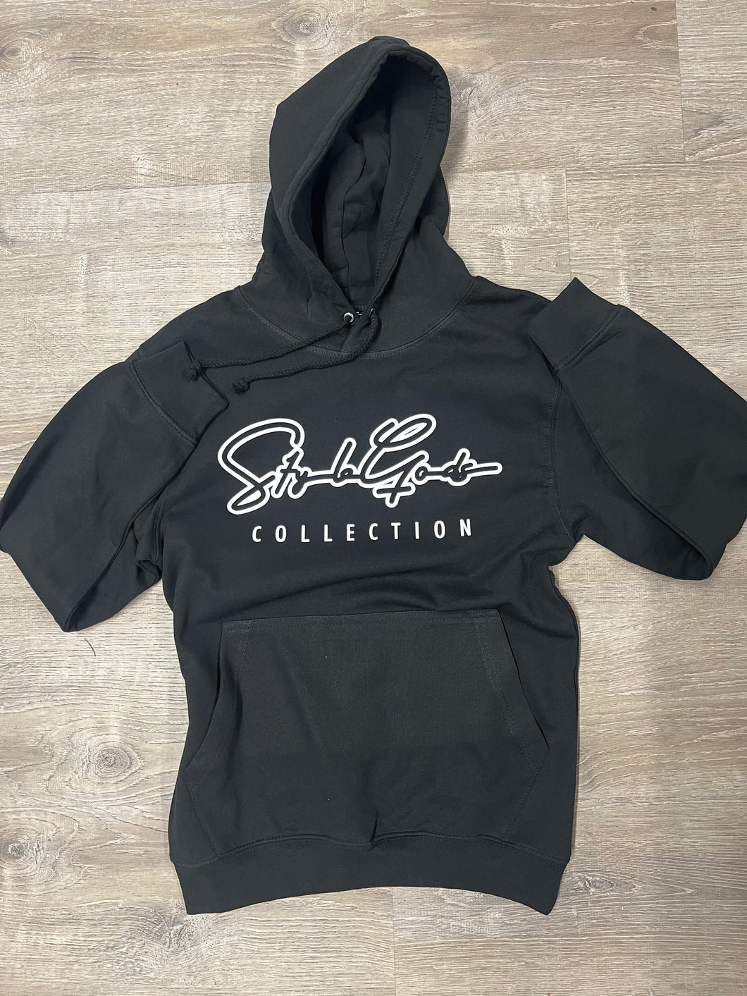StyleGods Signature Script Hoodie Black/White