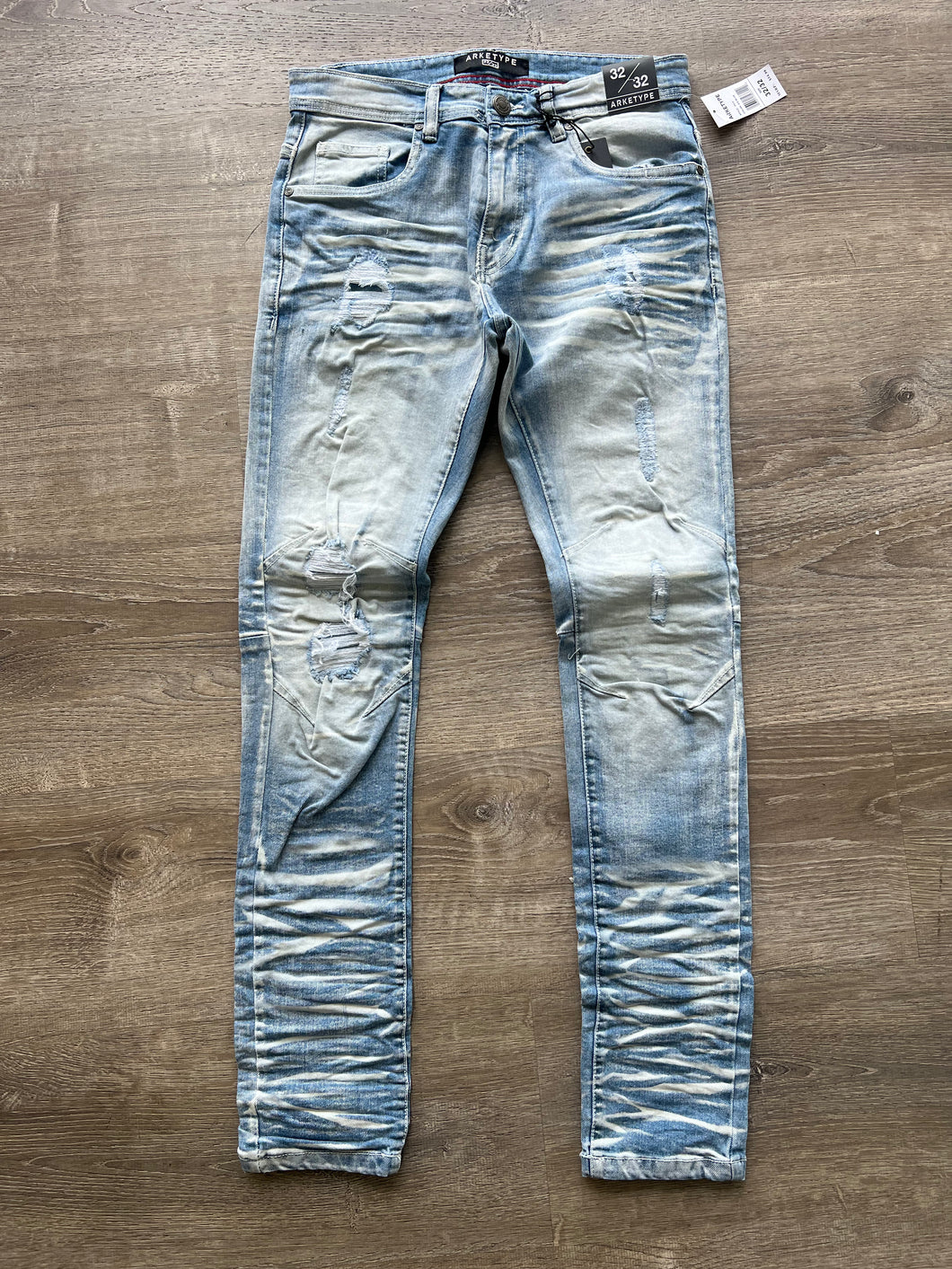 Arketype - Rip and Repair Denim P412 Ice Blue