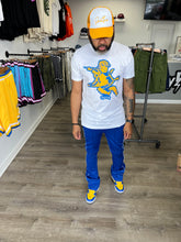 StyleGods Distressed Angel - White/Gold/Royal