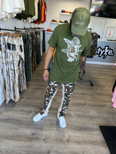 StyleGods Distressed Angel - Green/White/Brown
