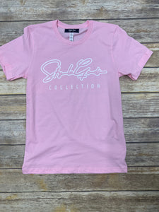 StyleGods Signature Script Pink/White
