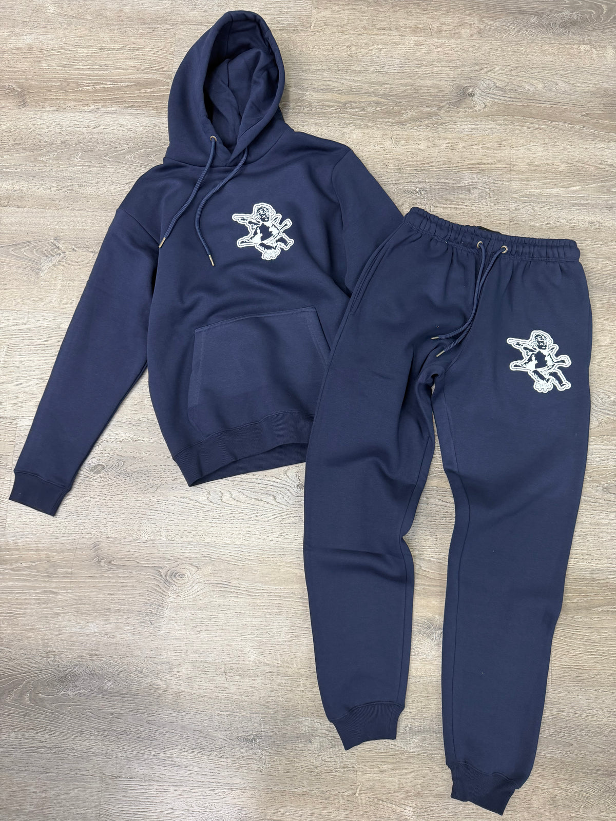 StyleGods Pullover Jogging Suit Navy