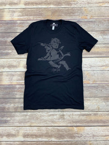 StyleGods Angel Tee - Black/Black
