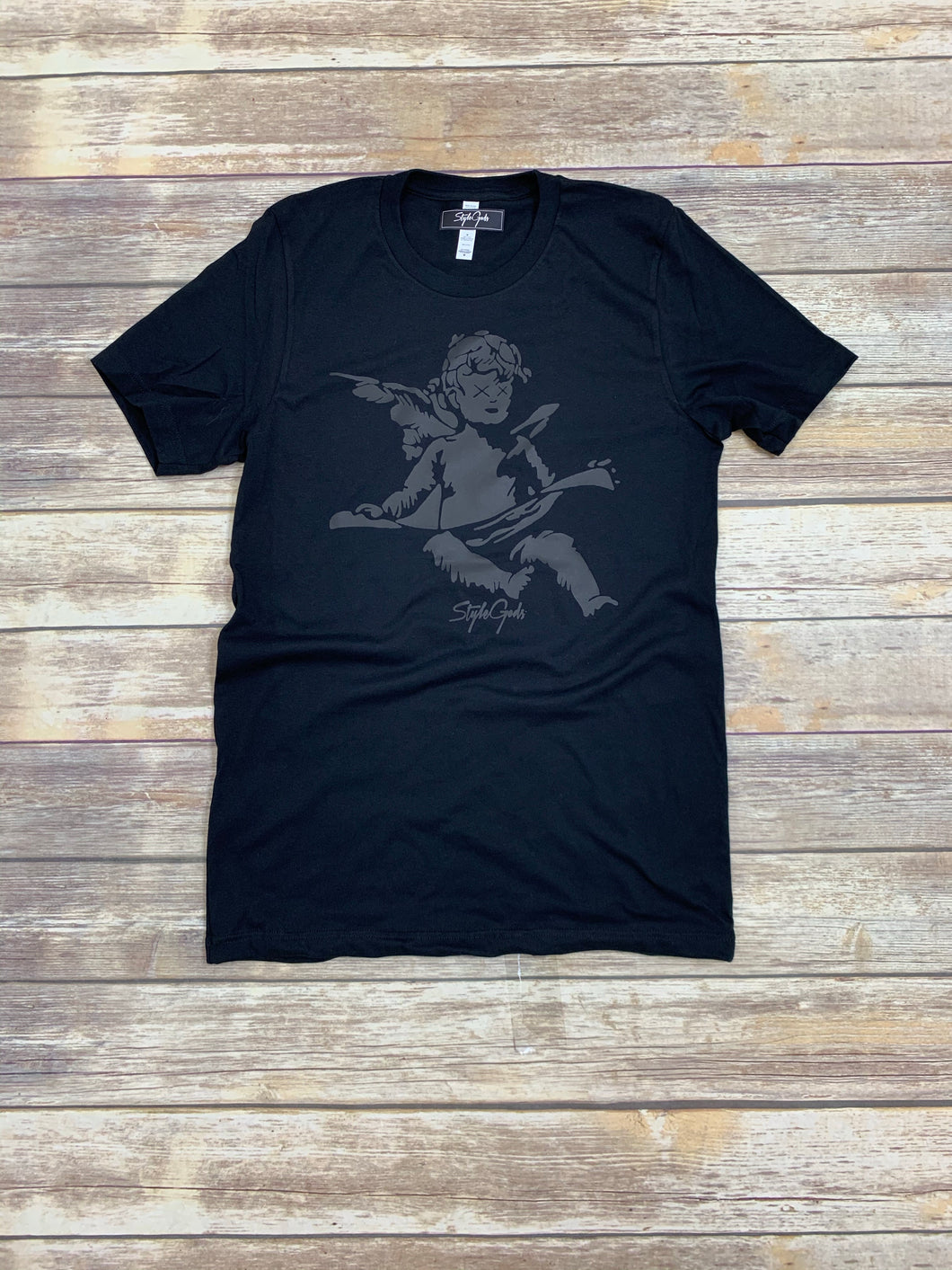 StyleGods Angel Tee - Black/Black